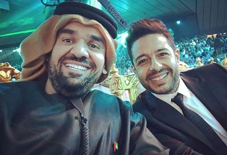 المنتخب السعودي يجمع حسين الجسمي ومحمد حماقي!