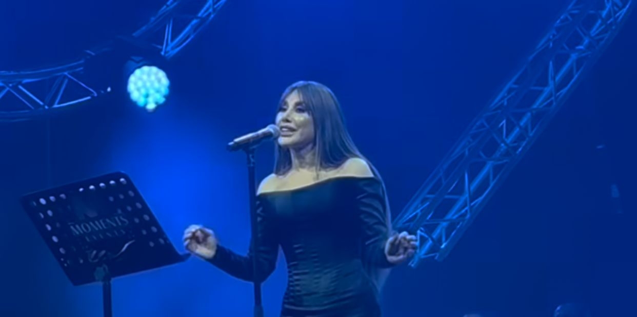 بالفيديو: نجوى كرم تتألق في حفلها في الامارات