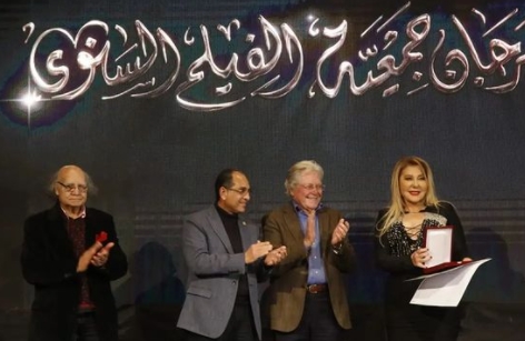 تكريم نادية الجندي عن مجمل أعمالها ضمن فعاليات مهرجان جمعية الفيلم