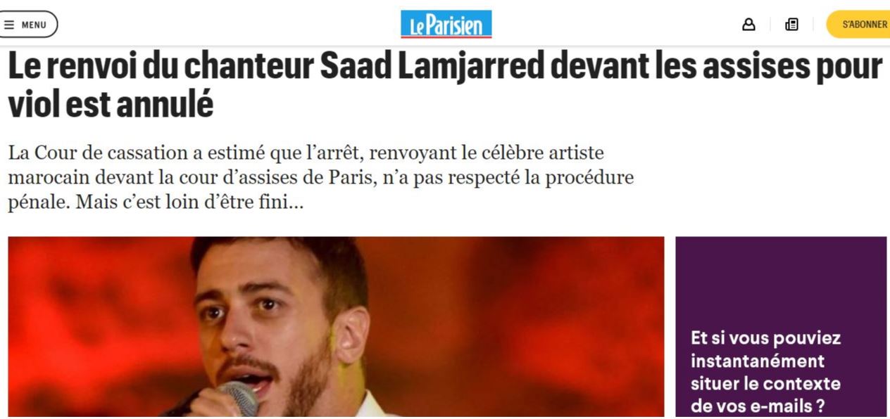saad lemjarred le parisien