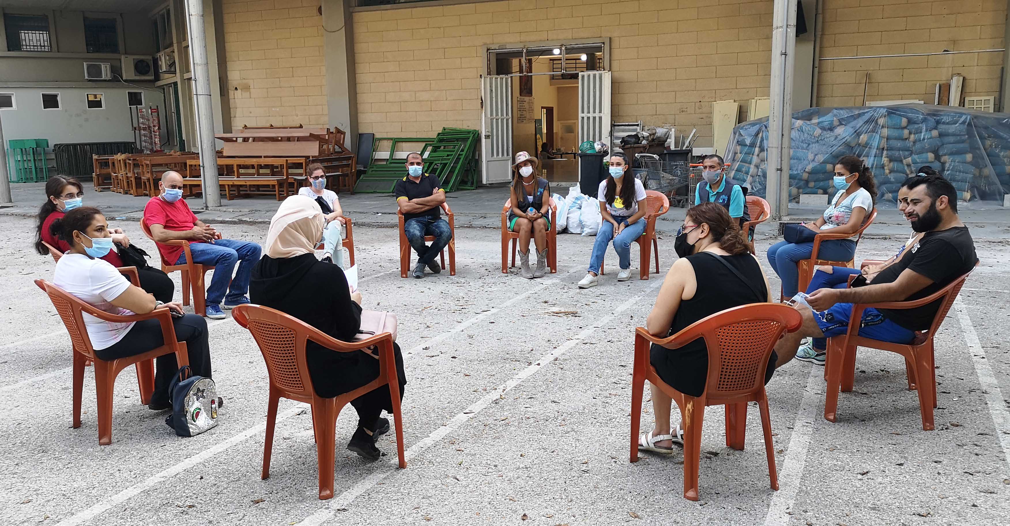 Aline Lahoud during the parents session
