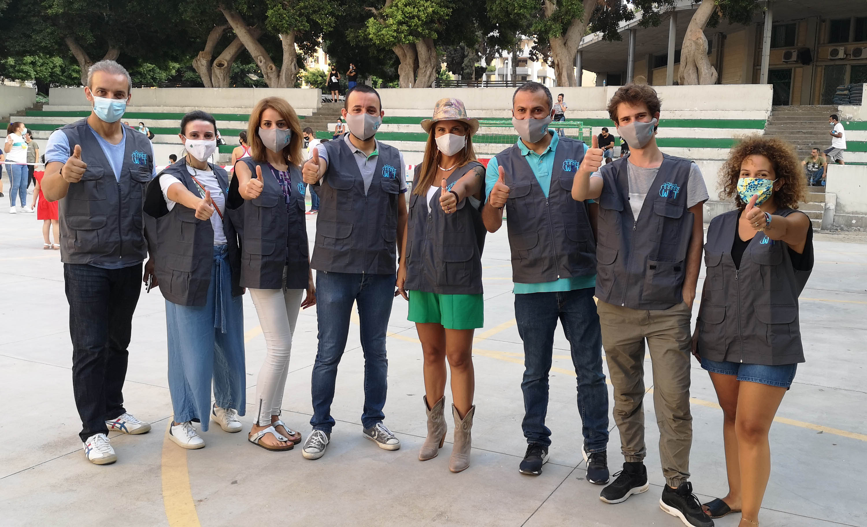 Aline Lahoud with We Stand Together