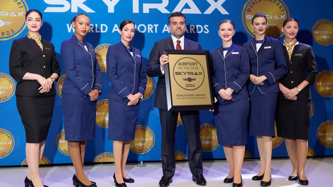Hamad International Airport Recognised as the Worlds Best Airport at the 2024 Skytrax World Airport Awards