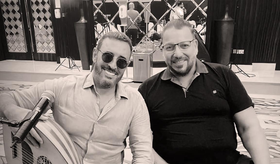 كاظم الساهر يودع عازف كمانه قيس جمعة