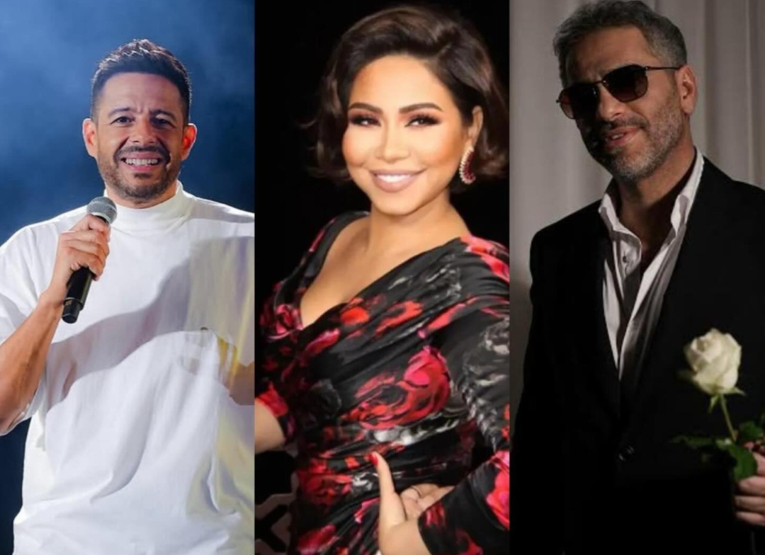 تعاونان غنائيان مرتقبان لشيرين عبد الوهاب مع محمد حماقي وفضل شاكر